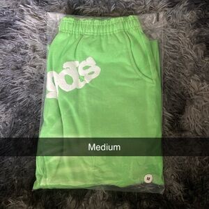 Green sp5der pants